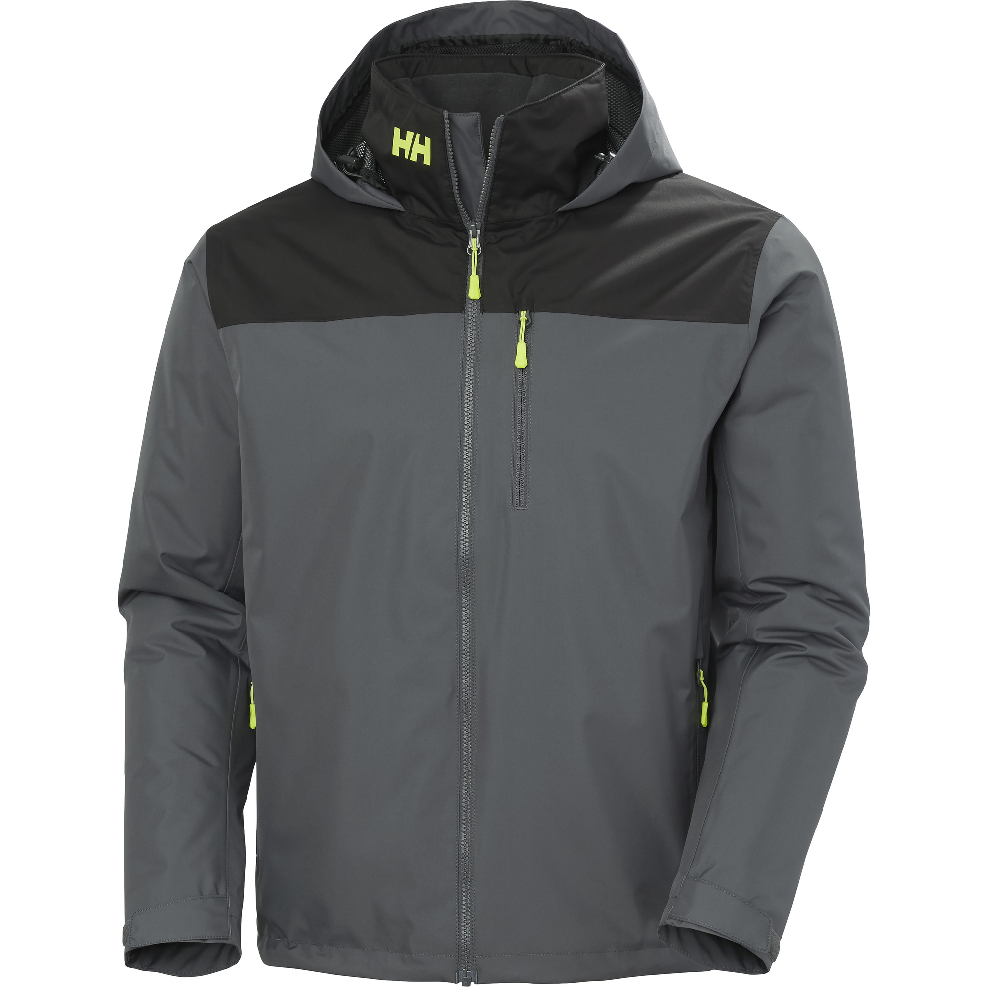 2026 Helly Hansen Mens Crew Hooded Midlayer Jacket 2 34442 - Thunder Grey